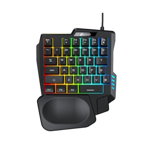 کیبورد گیمینگ ایلون مدل GK104، سوییچ ممبران، Tenkeyless، نورپردازی LED RGB